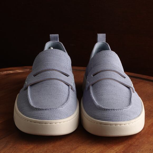 Vionic Loafers Womens SZ 9 Blue Uptown Penny Slip On Suede Comfort Casual Shoes - Picture 3 of 13